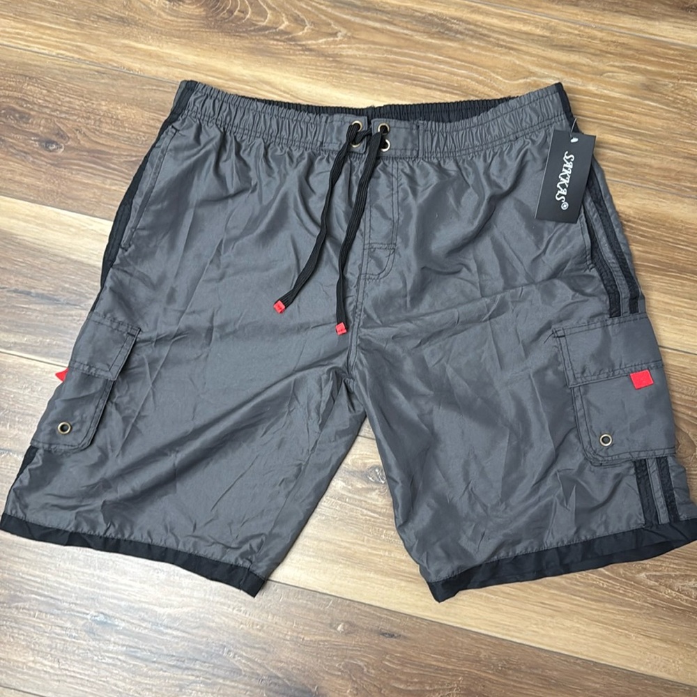 Swim trunks.
